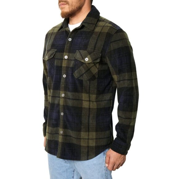 Freedom Foundry Plaid Fleece Shirt Jacket – Size M – EUC - Picture 2 of 5